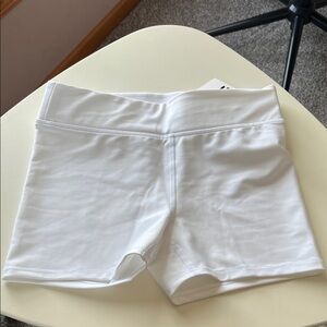 DSG White Women's compression mid rise short